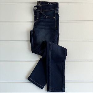 Justice Girls Mid Rise Dark Wash Jegging Jeans Size 8 Like New Condition